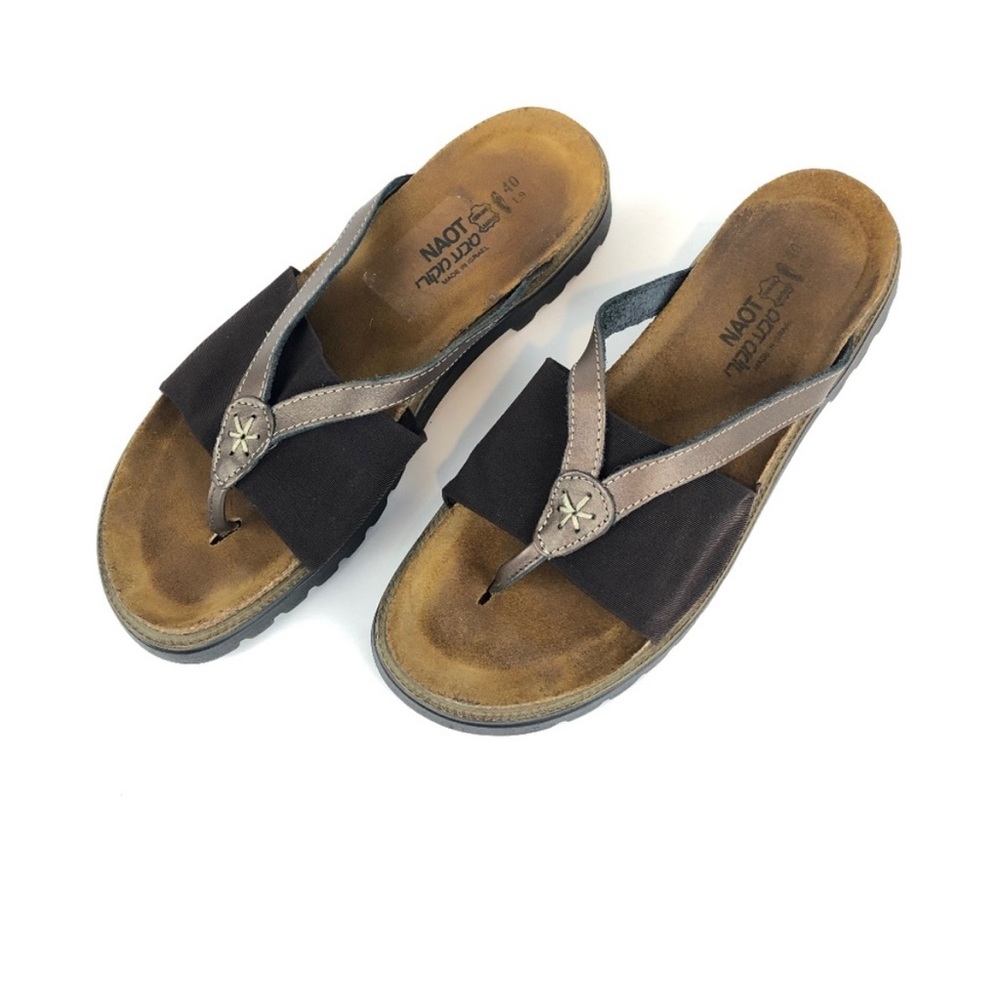 Like New NAOT Orion Leather Thong Sandal Size 40